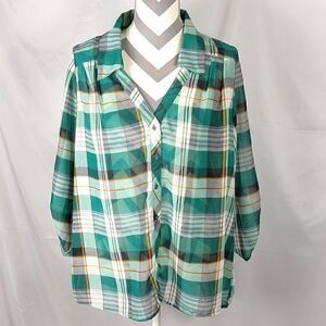 Have Plaid Blouse